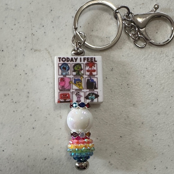 Handmade Accessories - Colorful Beaded Keychain